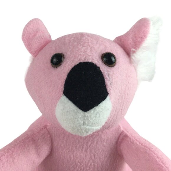 Toy Works Koala Bear Plush Stuffed Animal Toy 7" Australia Pastel Light Pink - Picture 3 of 8